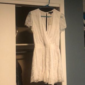 White Romper. Size M